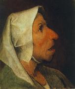 Portrait of an Old Woman  gfhgf BRUEGEL, Pieter the Elder
